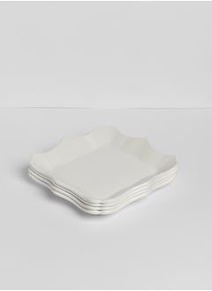 Premium Melamine Dinner Plates in White | Multi Use Square Plates for Desserts, Salads, Noodles & More | Durable, Shatterproof, Dishwasher & Microwave Safe | Home & Restaurant - pzsku/ZC25C1E76FDDBA3051725Z/45/_/1730375470/69a19d75-5256-4b92-b04a-7459b969c67e