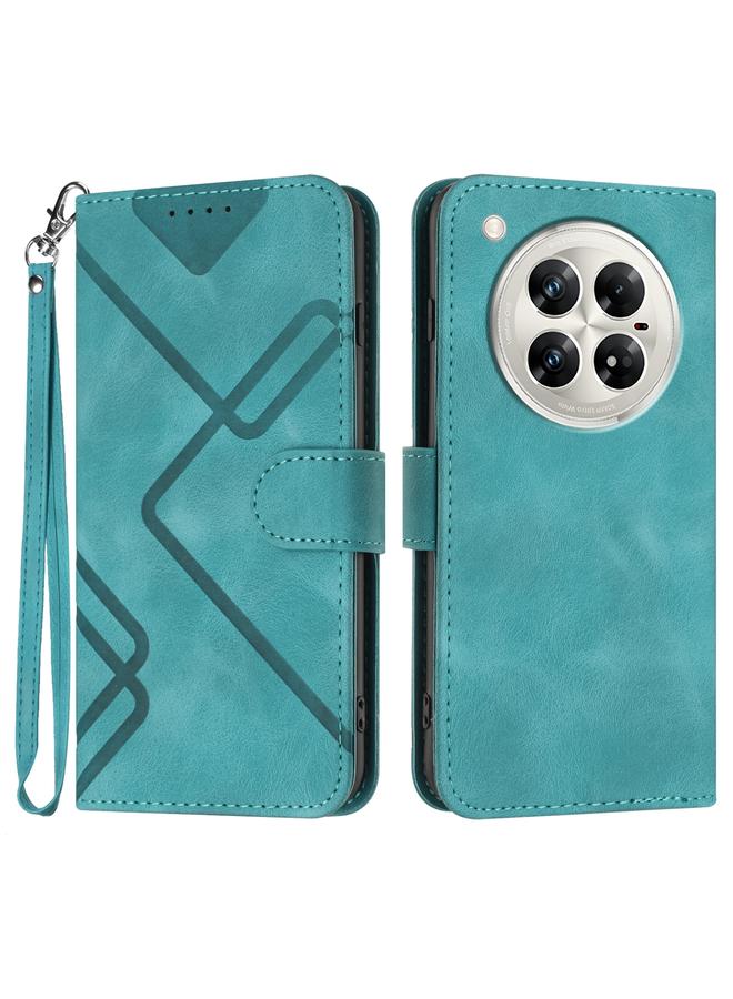 زبون جراب لهاتف Infinix Zero 40 4G / Zero 40 5G بنمط خطوط من الجلد الملمس - Image 1