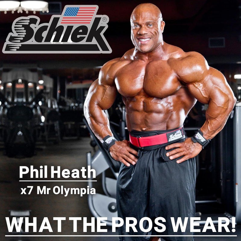 Schiek Sports Model 3004 Power Lifting Belt - Red - Image 4