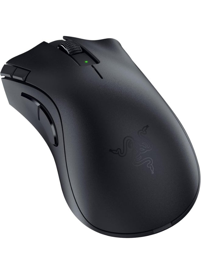 RAZER DeathAdder V2 X HyperSpeed Wireless Gaming Mouse: Award-Winning Ergonomic Design - Ultra-Fast HyperSpeed Wireless - 7 Programmable Buttons - Gen 2 Mechanical Switches - 5G 14K DPI Optical Sensor - Image 2