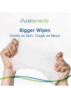 Pure Elements Purelements - Natural 99.9% Water Wipes - Pack of 4 - 256pcs  - Image 4