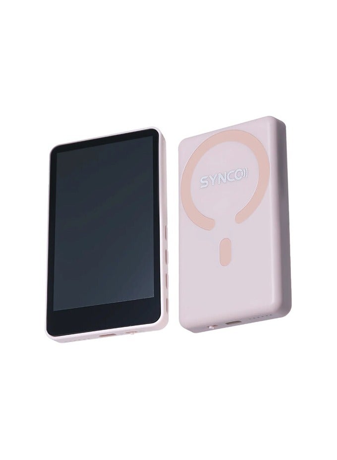 Synco XView M4 Selfie Monitor Screen for Phone Vlogging (Pink) - Image 2