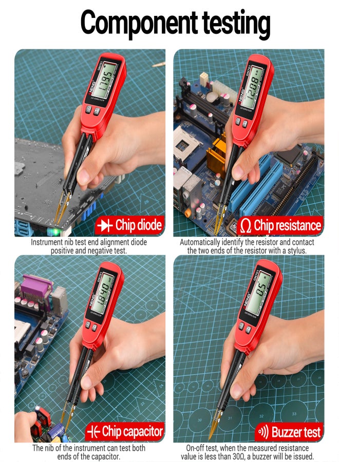 ANENG GN701 Smart SMD Tester 3000 Counts Multimeter Handheld Patch Test Resistance Capacitance Continuity Diode Test Meter Tools - Image 2