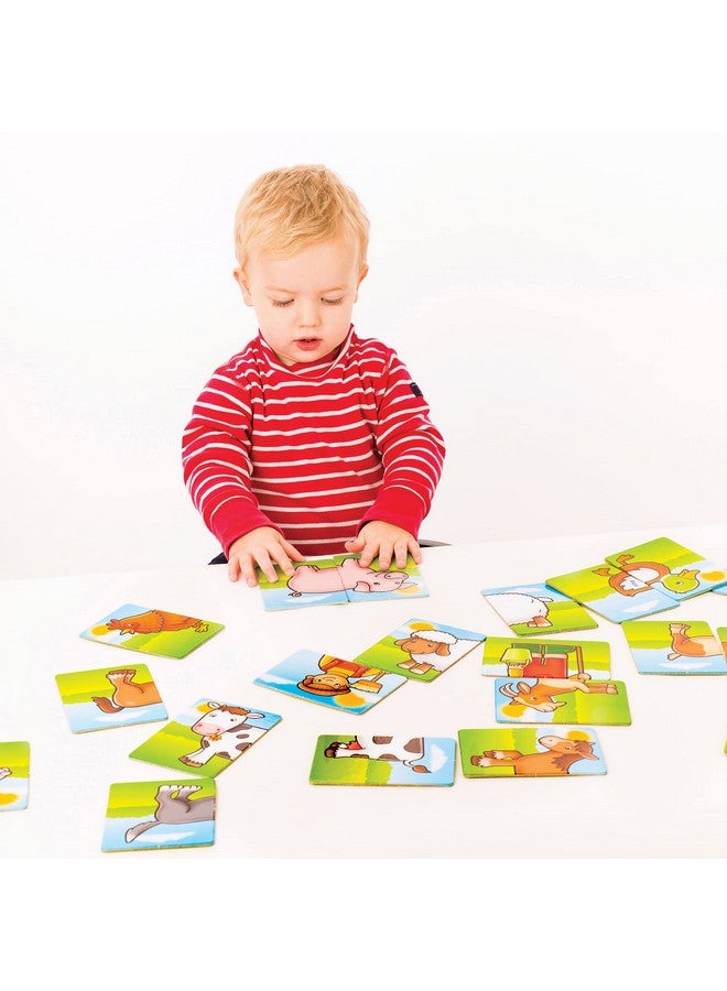 Orchard Toys Moose, Farmyard Heads & Tails Game. A First Matching Activity That develops into a Fun Game. 24 Chunky Cards. Age 18 Months+. 1-4 Players - Image 4