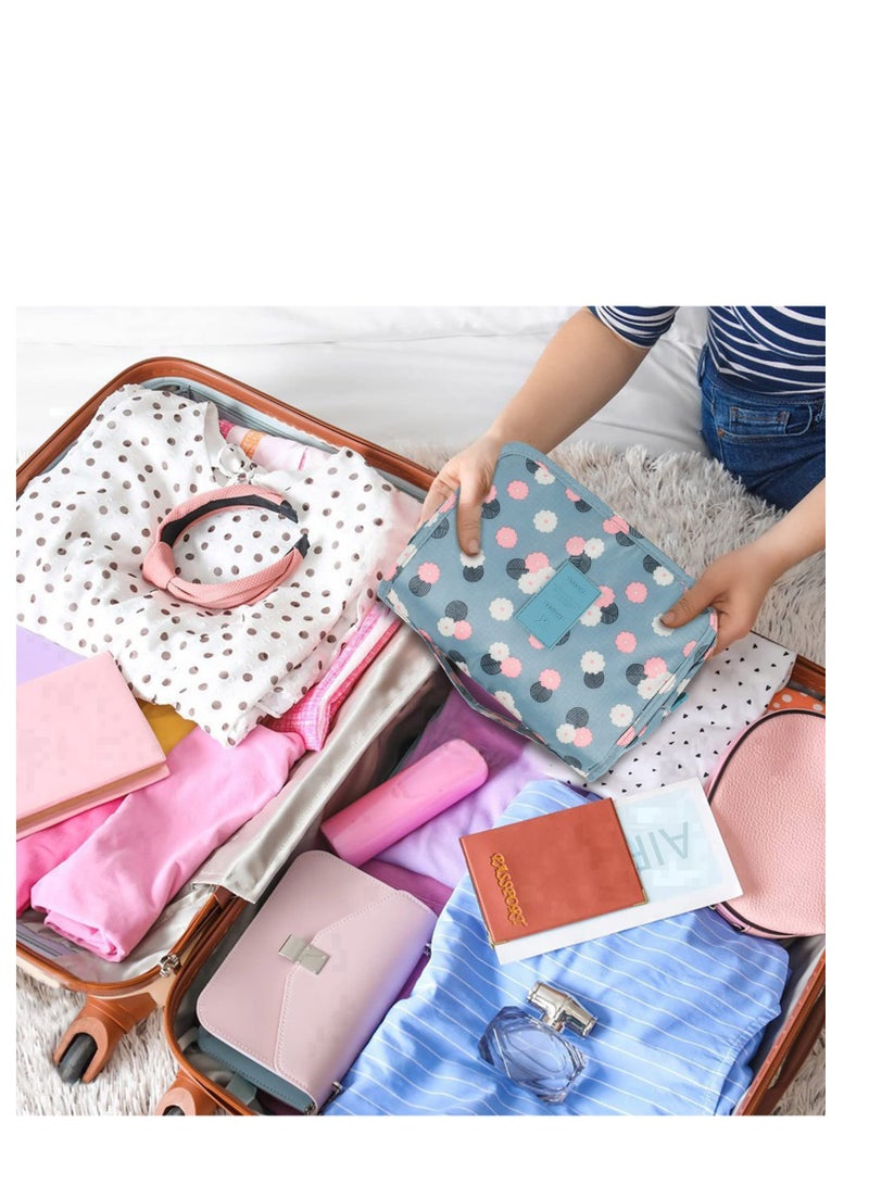 Multi-functional Portable Organizer Storage Bag: Transparent PVC Toothbrush Holder, Zippered Pouch, Mesh Pocket - Ideal for Travel  - Image 3