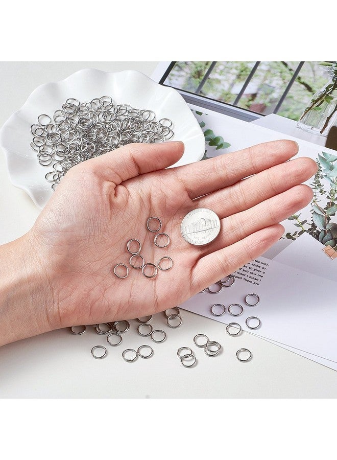 KISSITTY 2000Pcs 8Mm Stainless Steel Open Jump Rings Connectors 0.9Mm Thick Chainmail Making Jewelry Findings 20 Gauge - Image 4