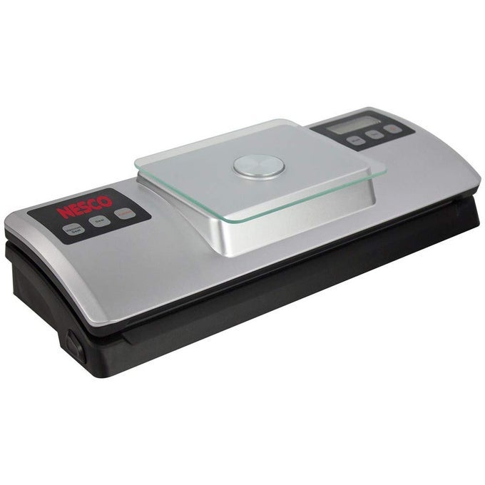 VSS01 AUTOMATIC FOOD VACUUM SEALER WITH DIGITAL SCALE AND BAG STARTER KIT SILVER