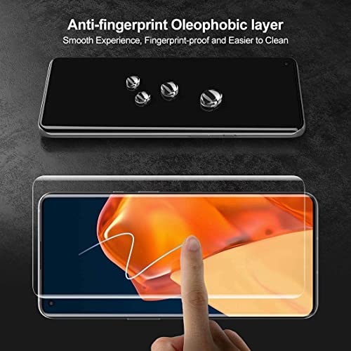 STP FEEL® UV Advanced Tempered Glass Screen Protector Guard Compatible For Xiaomi Redmi Note 13 Pro Plus 5G (6.67 Inch, Pack of 1) Full Adhesive UV Curved Case Friendly HD Clarity - Image 4