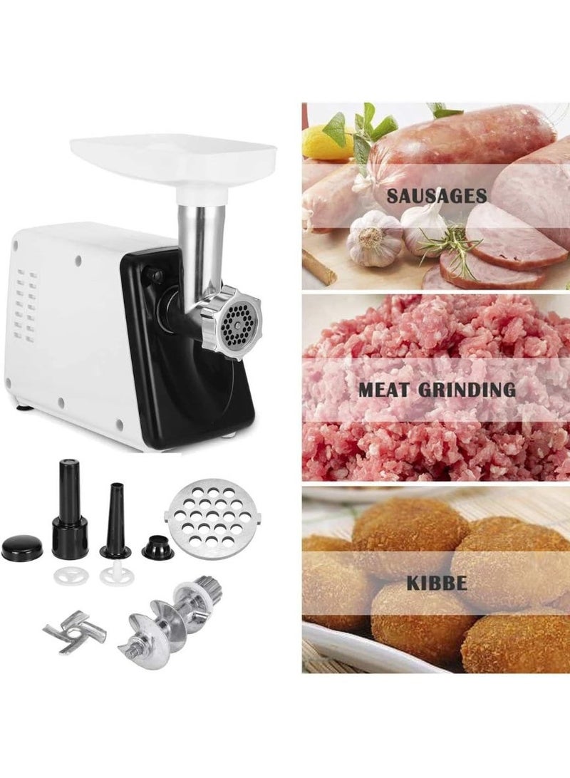 SOKANY Electric Meat Grinder 2500W Max – 3-in-1 Multifunction Meat Mincer, Sausage Stuffer & Kubbe Maker, Stainless Steel Blades, 3 Grinding Plates - Image 4