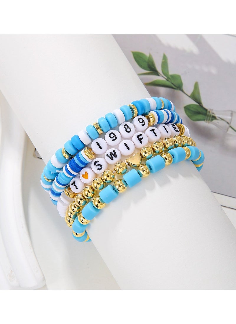 Taylor Swift 5 Pieces Taylor Swift Eras Tour Friendship Bracelets Set 