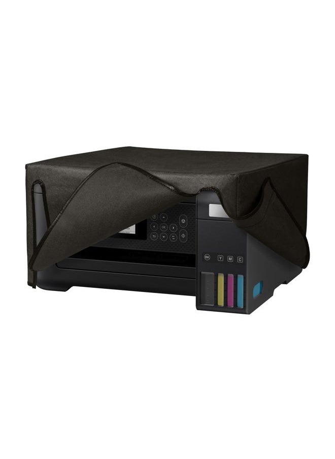 kwmobile - Dust Cover Compatible with Epson EcoTank ET-2850 / EcoTank ET-2856 - Printer Case - Fabric Protector Cover - Dark Grey - Image 1