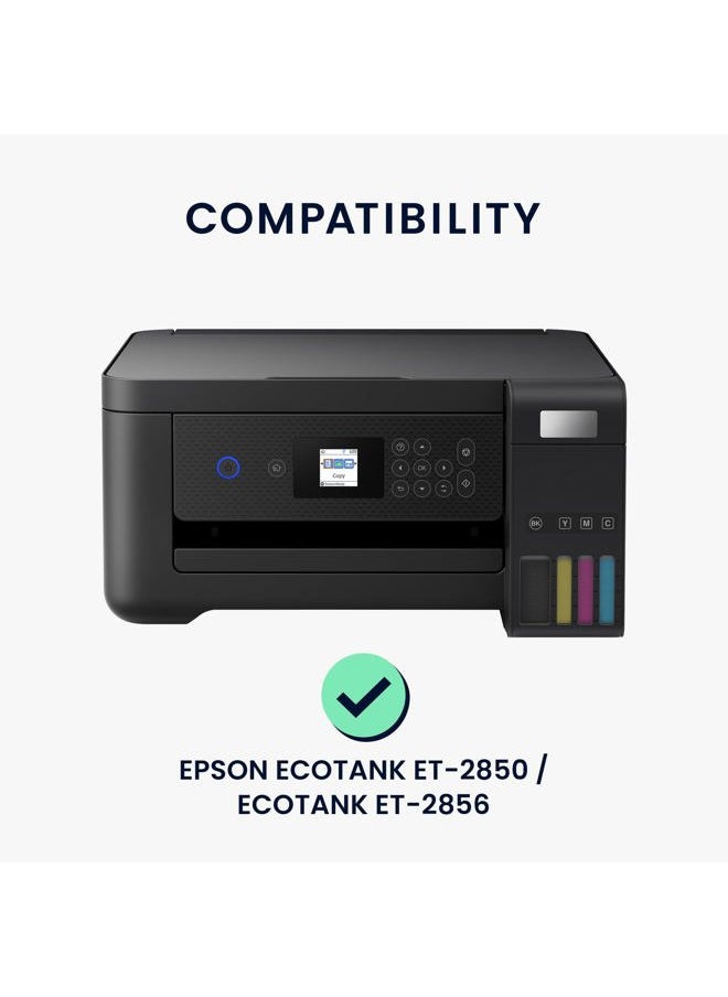kwmobile - Dust Cover Compatible with Epson EcoTank ET-2850 / EcoTank ET-2856 - Printer Case - Fabric Protector Cover - Dark Grey - Image 1