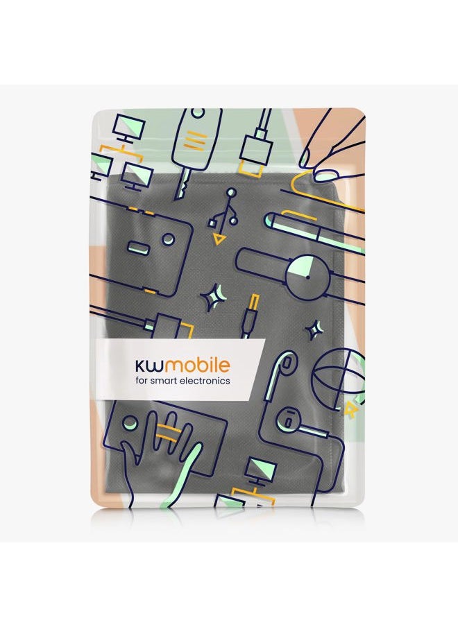 kwmobile - Dust Cover Compatible with Epson EcoTank ET-2850 / EcoTank ET-2856 - Printer Case - Fabric Protector Cover - Dark Grey - Image 1