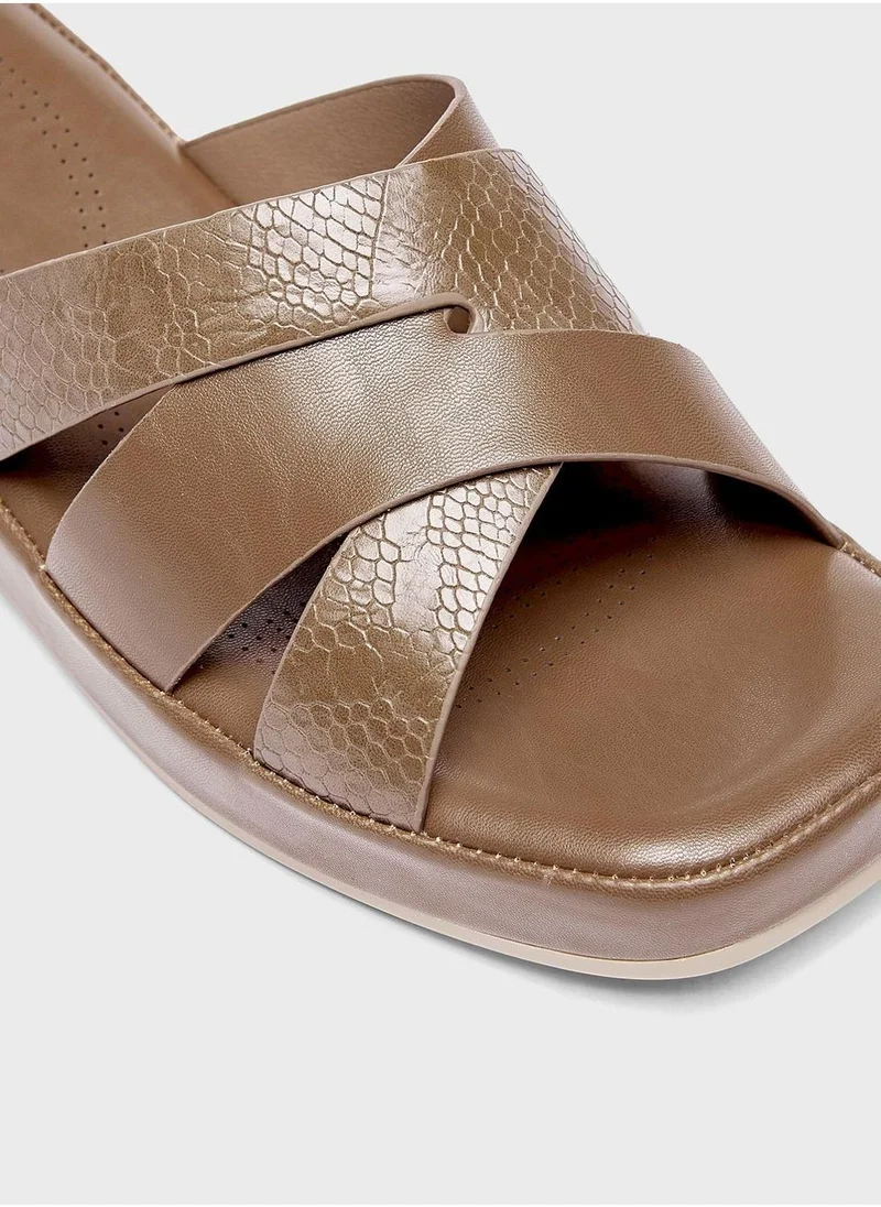 shoexpress Multi Strap Wedge Sandals