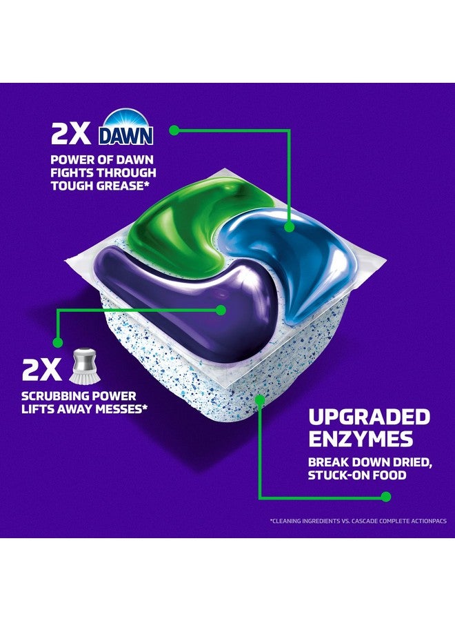 Cascade Platinum Plus Dishwasher Pods, Dishwasher Detergent, Dishwasher Soap, Dish Tabs, Dishwashing Tablets, Dish Detergent, Lemon, Actionpacs, 21 Count - Image 4