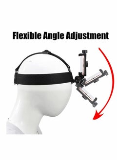 Y&D Head-Mounted Mobile Phone Mount, First-Person View Live Shooting Bracket, Holder for (4"-7"), Head Strap Kit Compatible with iPhone Smartphones and Action Camera  - Image 2