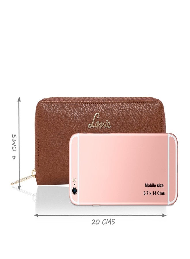 Lavie Women's Sacy Large Zip Around Wallet Brown Ladies Purse Handbag - Image 4