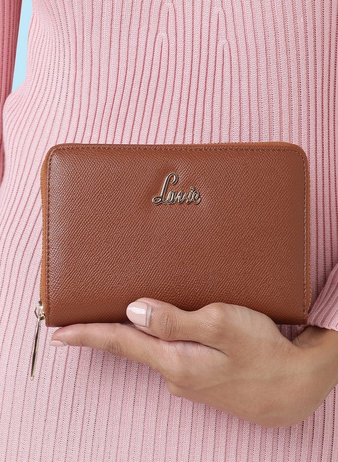 Lavie Women's Sacy Large Zip Around Wallet Brown Ladies Purse Handbag - Image 2