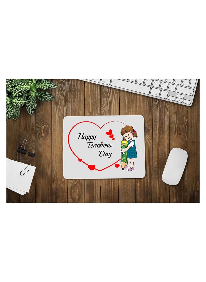 PRINTSHOP4ME Teacher's day for Printed Mousepad - Non slip base mousepad - Teacher Appreciation gifts - Inspire Rectangle Mousepad - Gift Idea for Teachers - Desk Accessories  - Image 3