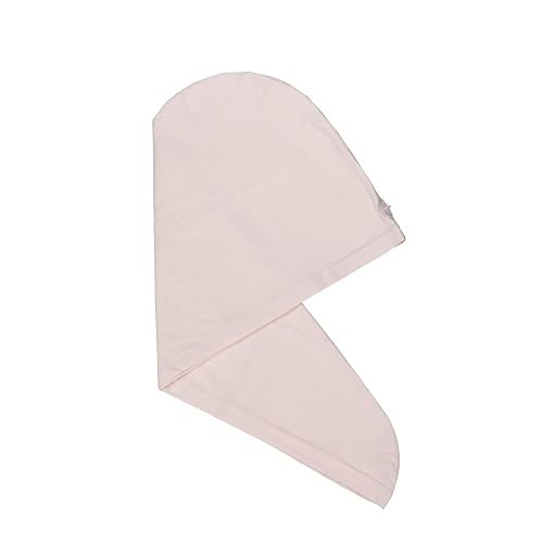 KISMETICS - Tee Shirt Drying Wrap, Frizz Free, Soft & Lightweight&Flexible, Hair Drying Turban, Gentle Drying Towel Wrap with Button, for Long Hair (Pink) - Image 4