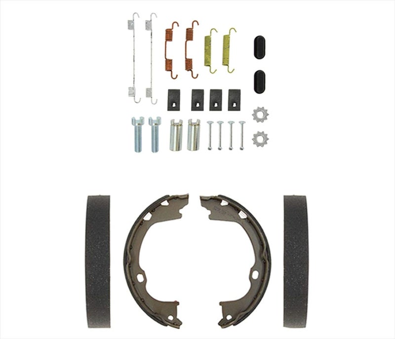 Auto Parts Rear Emergency Parking Brake Shoes Spring Replacement Kit Fits For 11-19 Jeep Grand Cherokee