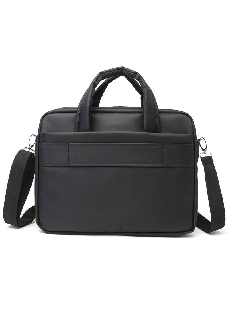 SENATOR Nylon Laptop Carrying Case 15 Inch Lightweight Adjustable Shoulder Straps Business College School Students KH8115 Black - Image 5