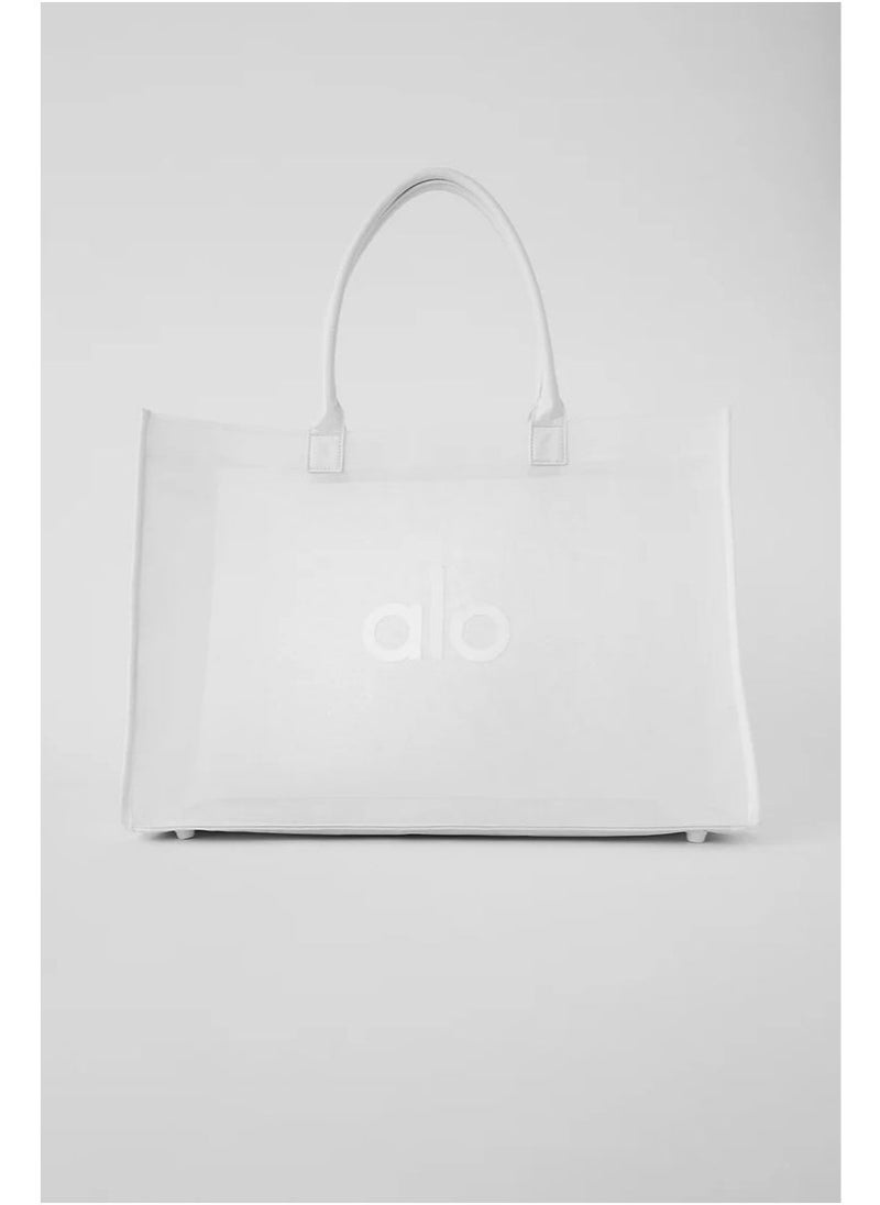alo Yoga Sheer Tote Bag White  - Image 5