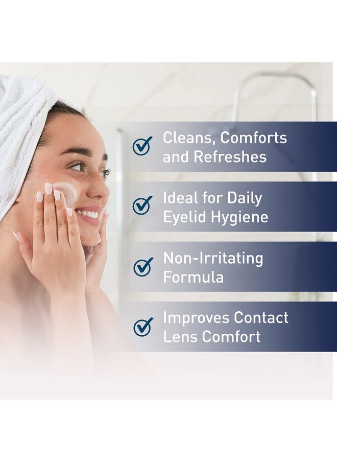 أوكيوسوفت منظف الجفون الرغوي الأصلي من OCuSOFT Lid Scrub - منظف رغوي لطيف فوري للجفون والرموش - غسول يومي للجفون لإزالة الزيوت والغبار وحبوب اللقاح ومكياج العين - 7.25 أونصة سائلة  - Image 4