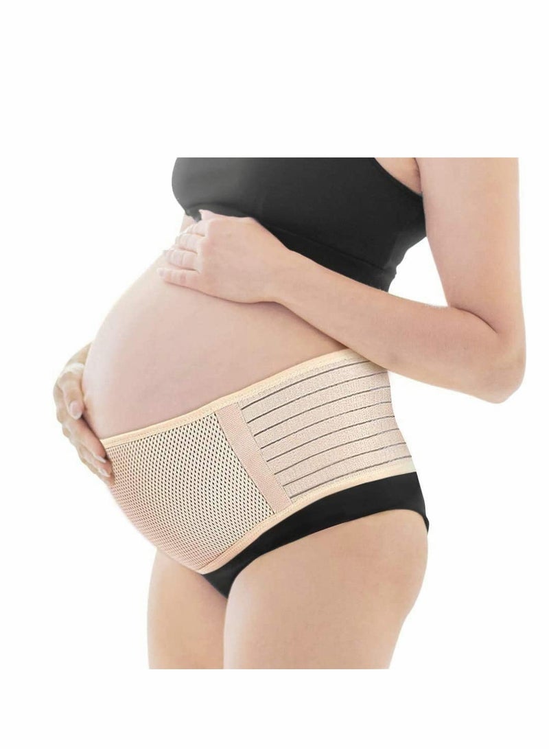 Pregnancy Support Belt for Maternity - Comfortable Maternity Belly Band for Lower Back Pain Relief and Abdominal Support - Image 1