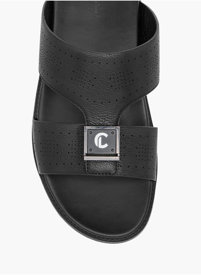 Le Confort Men's Textured Arabic Sandals  - Image 3