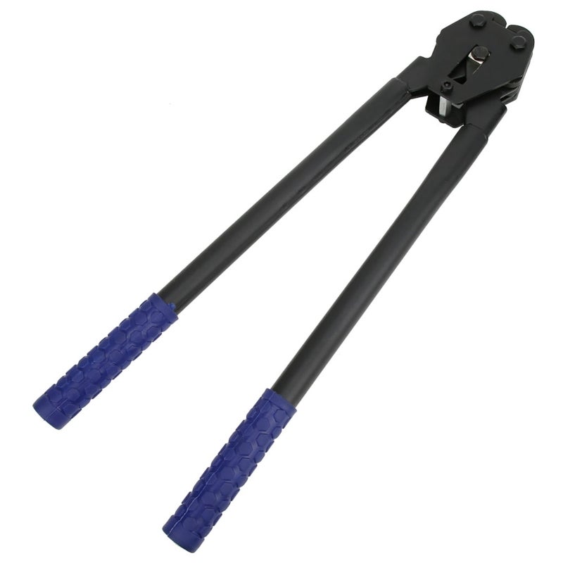 Strapping Crimper Pliers 16-19mm PP PET Strapping Sealer - Heat Treated Jaw Long Handle Design for Heavy Duty Strapping Projects - Image 5