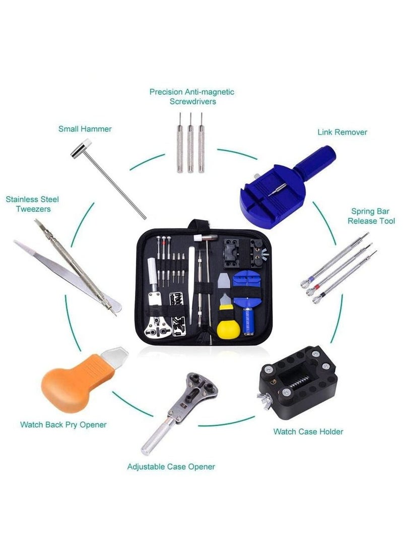 Generic 13 Piece Watch Link Repair Remover Holder Tool Kit Set  - Image 2