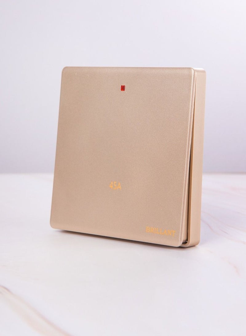 BRILLANT Original 45 amp modern air conditioner switch gold - Image 1