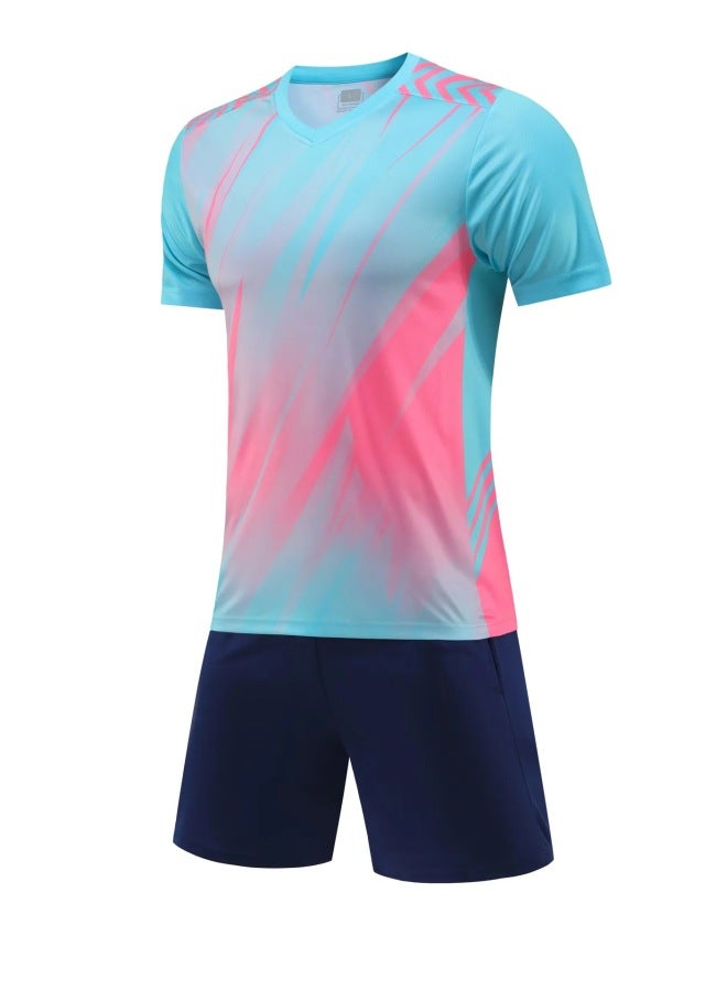 New Children's Camouflage Training Clothes Sports Suit Breathable Sweat-absorbent Football Clothes Primary And Secondary School Students Competition Jersey Printed