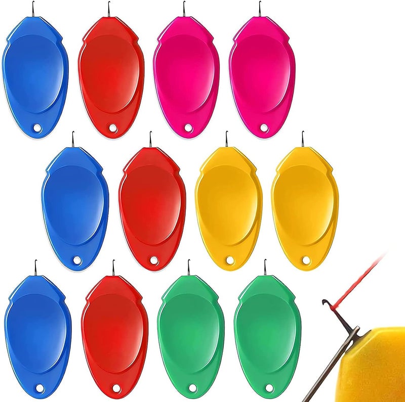 GEMSY Handy Needle Threader Tool Pack of 20 | Automatic Thread Inserter Tool for Hand and Machine Sewing | Threader Pen, Needle Thread Inserter, Hoop, Leaf Simple | Easy Embroidery Kit Set (20 pcs) - Image 1