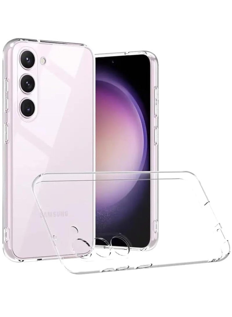 MIGOFAST S23 Plus Case Clear Slim Thin Flexible TPU with Scratch-Resistant Gel Rubber Soft Silicone Protective Phone Case Cover Galaxy S23 Plus Transparent) - Image 1