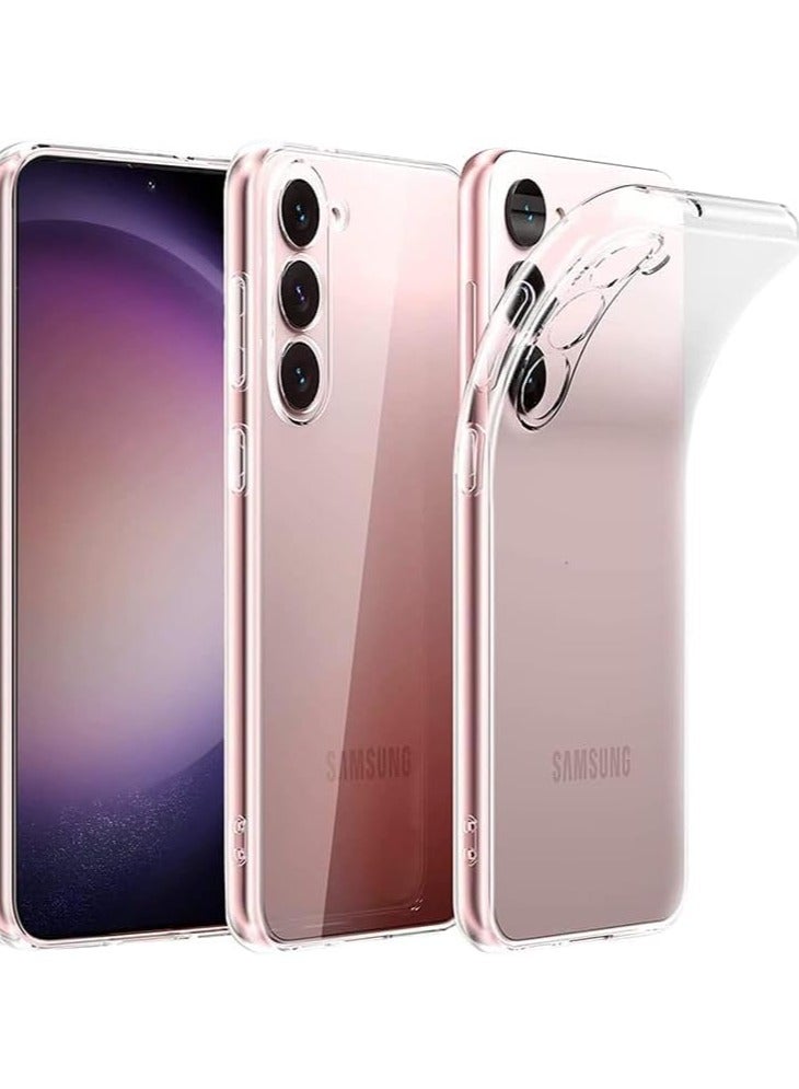 MIGOFAST S23 Plus Case Clear Slim Thin Flexible TPU with Scratch-Resistant Gel Rubber Soft Silicone Protective Phone Case Cover Galaxy S23 Plus Transparent) - Image 2