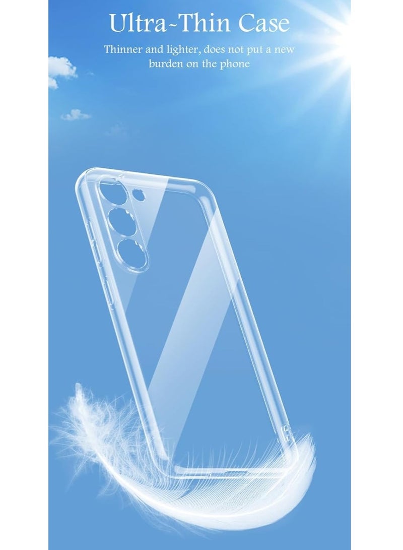 MIGOFAST S23 Plus Case Clear Slim Thin Flexible TPU with Scratch-Resistant Gel Rubber Soft Silicone Protective Phone Case Cover Galaxy S23 Plus Transparent) - Image 4