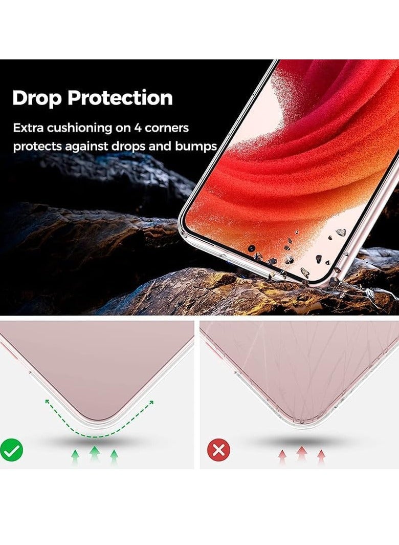 MIGOFAST S23 Plus Case Clear Slim Thin Flexible TPU with Scratch-Resistant Gel Rubber Soft Silicone Protective Phone Case Cover Galaxy S23 Plus Transparent) - Image 5