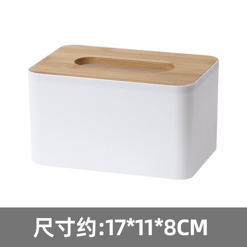 Generic Advertising Tissue Box Customized LOGO Hotel Enterprise Bank Restaurant Commercial Promotion Gift Wooden Cover Paper Box Large Paper Box