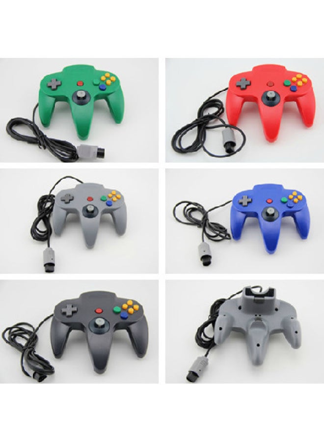 N64 Console Game Controller Usb Vibration For Pc Computer 10 Colors Available Digital Computer Game Controller-Product Color:Green-USB Interface  - Image 2