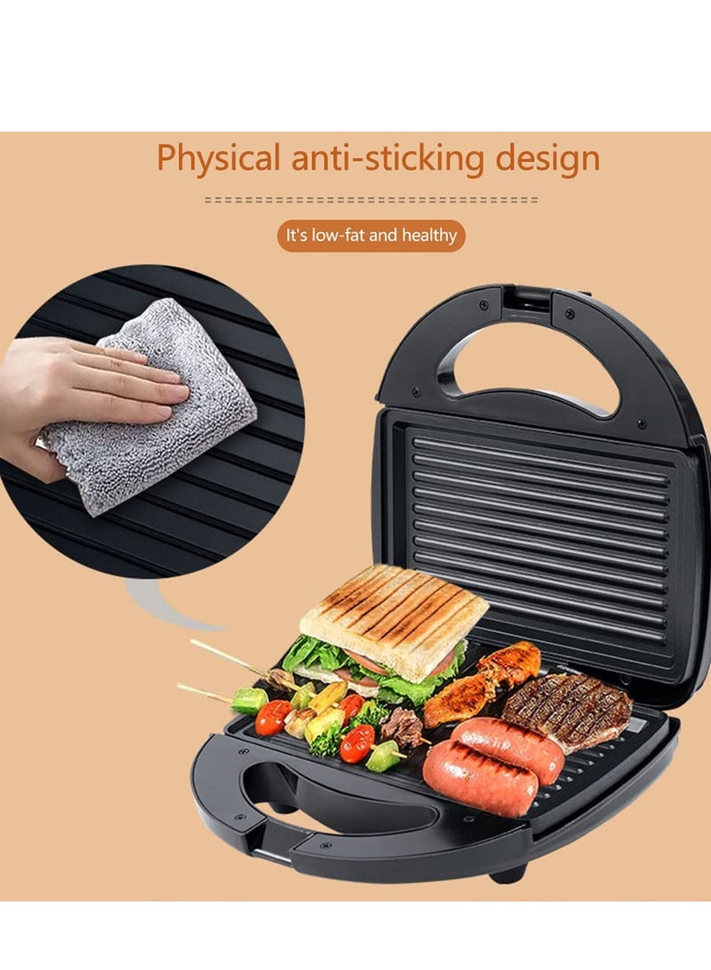 كليكون شواية ساندويتش غير لاصقة من ريفورا بقدرة 750 واط KGT-810 - ماكينة صنع السندوتشات / مكابس البانيني مع نظام قفل بمقبض، ضوء مؤشر، حماية من الحرارة الزائدة | الاجهزة - Image 3