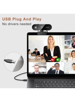 General 2k camera, 4k webcam, mini 1080P full hd webcam, camera with autofocus microphone, suitable for PC laptop online camera  - Image 2