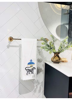 Decorative Tiger Patterned Safari Series Face Towel (1 Piece)