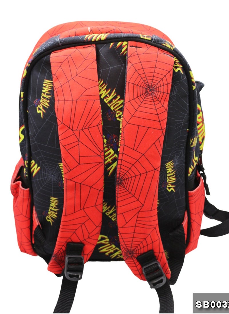 Gharibo Bags School backpack with lunchbag Size 17 model 32 SpiderMan2  - Image 5