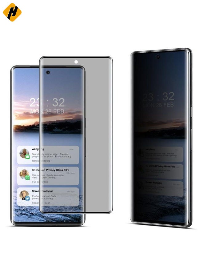 HuHa Screen Protector For Google Pixel 7 Pro imak 3D Curved HD Full Screen Anti-spy Tempered Glass Protective Film - Image 1