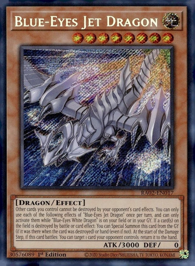 Yu-Gi-Oh! Blue-Eyes Jet Dragon (Secret Rare) - RA02-EN017 - Secret Rare - 1st Edition