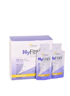 Medtrition HyFiber: A natural constipation supplement with a citrus flavor that may help improve bowel movements.  It can help soften the stomach without relying on chemical laxatives. Ideal for fluid restricted diets, lactose and gluten free.  - Image 1