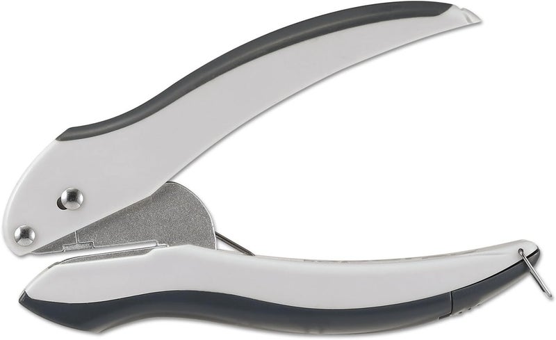Bostitch Office EZ Squeeze One-Hole Punch, 10 Sheet Capacity, Lightweight, Gray/Blue (2402) - Image 5
