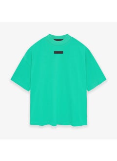 2024 Spring Summer New FOG SimpleSolid Color Casual Round Neck Pullovers Short Sleeves Men Womens Same Style Batched Delivery Thin leaf green